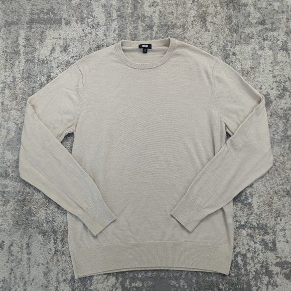 Uniqlo Merino Wool Crew neck sweater Men's Medium - Picture 3 of 5